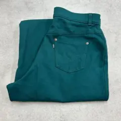 リーバイス　ヴィンテージスラックスパンツ　古着　グリーン　W34