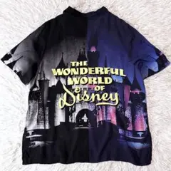 【早い者勝ち】ディズニー100周年記念　アロハシャツ　総柄　大きいサイズ　XL