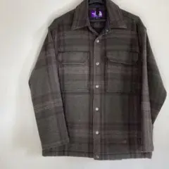 パープルレーベル Plaid C.P.O Jacket Mサイズ