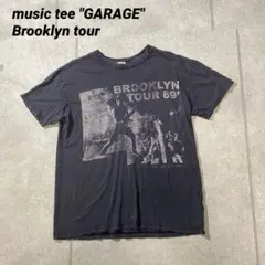 海外輸入品　music tee 【GARAGE】Brooklyn tour89