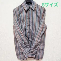 ZARA ザラ 長袖ストライプシャツ メンズライク シック Sサイズ