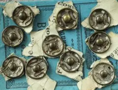 スナップボタン 10個 φ16mm フランス輸入 ヴィンテージ #457