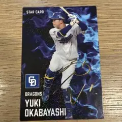 中日ドラゴンズ 岡林勇希 STAR CARD 2025 サイン入り