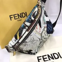 4346 FENDI KARL LAGARFELD コラボ ウエストバッグ