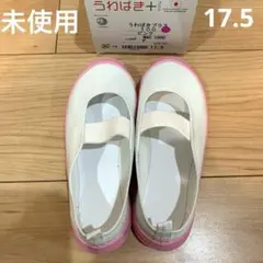未使用　上履き　うわばきプラス　17.5㎝　ピンク