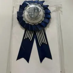 フェリシモ　ロゼット風ブローチ