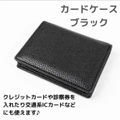 名刺入れ メンズ レディースカードケース ブラック プレゼント 男女兼用 新品