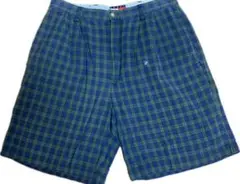 90s TOMMY HILFIGER チェックハーフパンツ