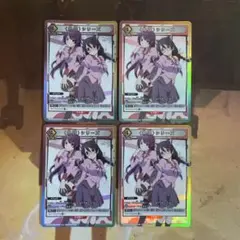 物語シリーズ プロモ 4枚セット ユニオンアリーナ