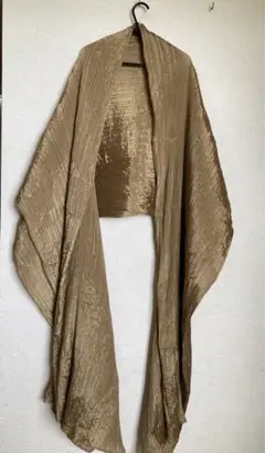 PLEATS PLEASE プリーツストール巻きデザインポンチョトップス
