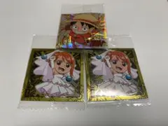 ONE PIECE ウエハース　ルフィ　ナミ　3枚セット