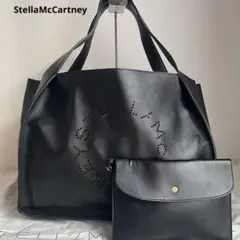 ☆美品☆ StellaMcCartney トートバッグ 黒 フェイクレザー