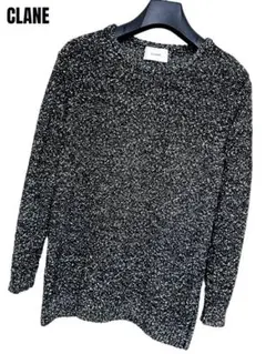 匿名発送 美品 CLANE クラネ クラッシュニット セーター サイズ36