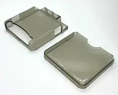 GBA SP 本体用 クリスタルケース(グレー)