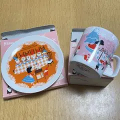 新品未使用 シンジカトウ 白雪姫 クリスマスプレートお皿 &マグカップ セット