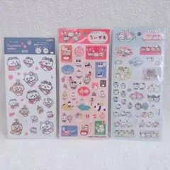 ちいかわ シール セット ワクワクゆうえんち サンリオ コラボ いちごケープ