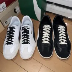 送料込 PUMA ARMY TRAINER 2足セット ブラック ホワイト
