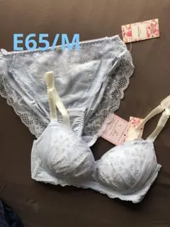 チュチュアンナ　運命のブラ ノンワイヤー ライトブルー　ブラセットE65 M