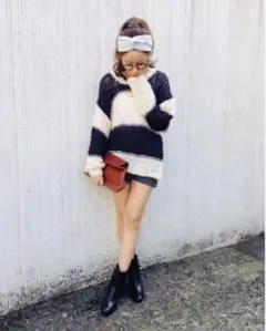 TODAYFUL ボーダーニット