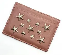 ジミーチュー カードケース スタースタッズ レザー 中古品 (12112)