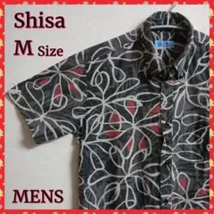 【Shisa】かりゆしウェア　アロハシャツ　おきなわかりゆし　半袖　✨美品✨
