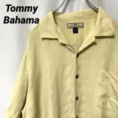 N-4587 90s Tommy Bahama 海外古着 アロハシャツ シルクL