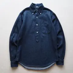 INDIVIDUALIZED SHIRTS USA製 プルオーバー デニムシャツ
