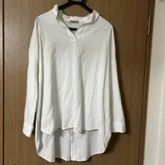 サマンサモスモス　スキッパーシャツ ブラウス　ナチュラル