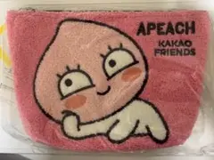 カカオフレンズ　KAKAO FRIENDS　さがら刺繍ポーチ　アピーチ