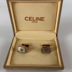 CELINE セリーヌ カフス アクセサリー ゴールド メンズ ブランド