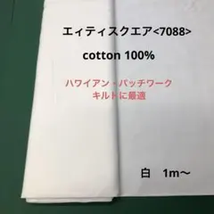 白生地　白布　エイティ　綿100% キャシーマム　キルトに最適　1m〜
