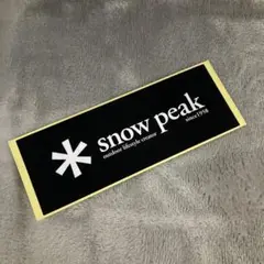 【snow peak】ステッカー 非売品