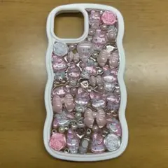 （iPhone15対応）スマホケース　ボンボンドロップシール