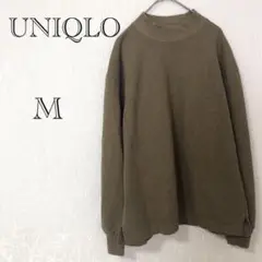 UNIQLO ユニクロ クルーネックニット 【M】セーター コットンブレンド