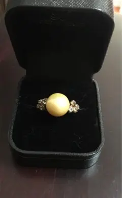 ゴールデンパール リング SV 15号
