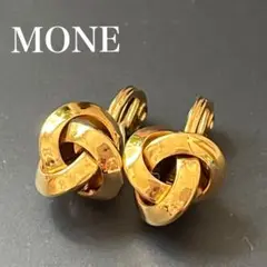 MONE イヤリング ゴールド 個性的デザイン キラキラ 両耳用 美品