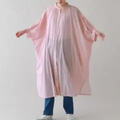 natural by clip ストライプシャツワンピース