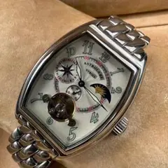 中古ASTROLABE アストロラーベ自動手巻き 箱付きSSベルト予備皮ベルト付