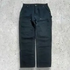 Carhartt/カーハート★USA製/黒/ブラックダブルニー/W36/L32