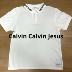 CALVIN KLEIN JEANS ホワイトポロシャツ XL