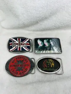 限定生産モデルThe BEATLES ビートルズ ベルトバックル など4個セット