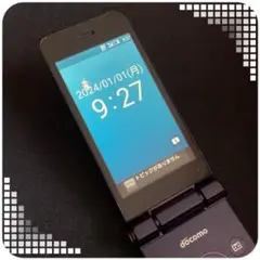 docomo フィーチャーフォン SH-02K 本体、充電器、卓上ホルダ付き