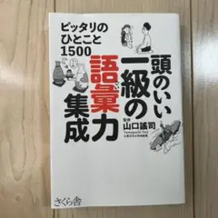頭のいい一級の語彙力集成 ピッタリのひとこと1500