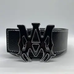 AMIRI モチーフ ブラックシルバーバックル アミリ模倣品