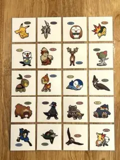 【コンプ】ポケモンデコキャラシール189弾