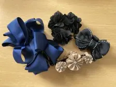 【まとめ売り】バナナクリップ ヘアクリップ 4種セット売り 普段使い おしゃれ