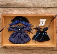 JANAYA ハンドメイド　オビツ11服　黒色メイド服　4点セット　翌日発送