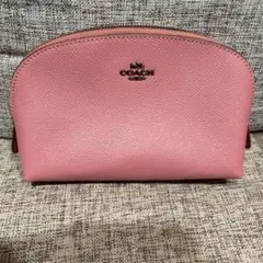 COACHピンクポーチ