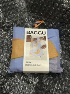 【新品未使用】BAGGU /エコバッグ/カットメロン柄×ブルーbaby