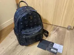 MCM STARK VISETOS ★ リュック ブラックSサイズ